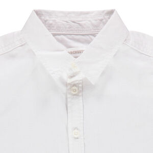 Chemise manches longues blanche unie 