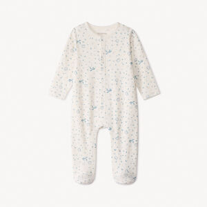Dors-bien imprimé fantaisie en interlock pour bébé 