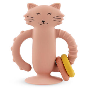 Jouet sensoriel en silicone avec ventouse Mrs. Cat 