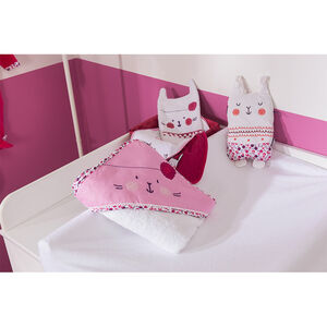 Peluche en coton forme lapin 
