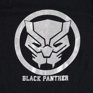 Junior - Tee-shirt manches longues en jersey avec print Black Panther Marvel 