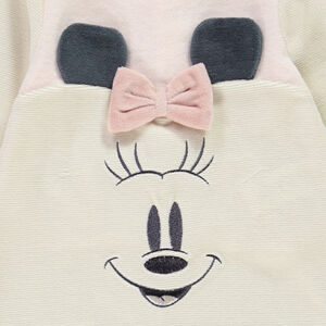 Dors-bien en velours fantaisie Minnie Disney pour bébé fille 