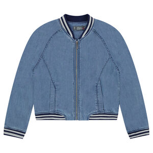 Junior - Veste style bombers en Tencel 