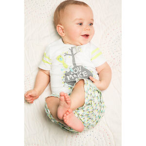 Tee-shirt manches courtes avec animaux printés 