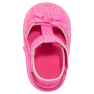 Nu-pieds coloris rose fluo  