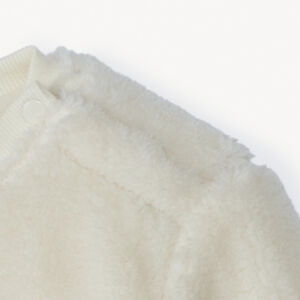 Sweat sherpa à patch renne de Noël pour bébé garçon 