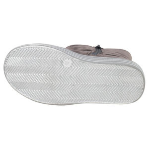 Bottes effet daim avec empiècement pailleté et double bride 