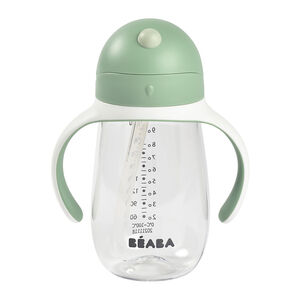 Tasse à paille 300 ml - Vert sauge 