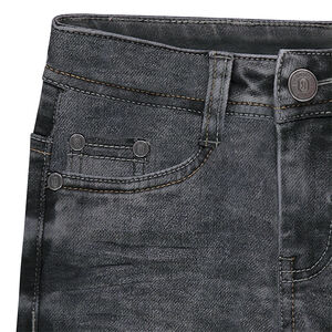 Jeans en molleton effet used et crinkle 