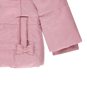 Parka matelassée à capuche amovible avec doublure en sherpa 