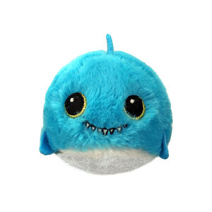 Peluche rebondissante Beanie Bouncers Fins le requin bleu 