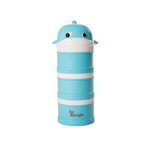 Boîte doseuse pour lait Baleine Bleu 