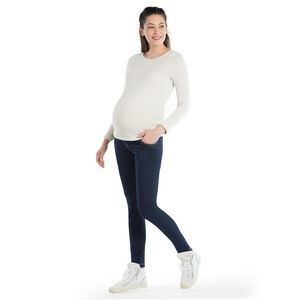 Jegging de grossesse en molleton effet denim 
