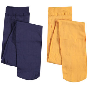 Lot de 2 collants fins unis 