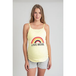Débardeur de grossesse homewear à  message printé 