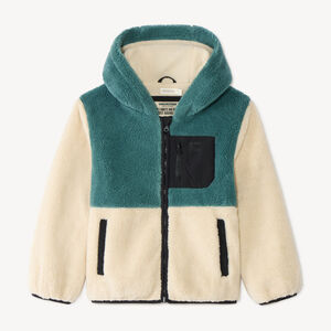 Veste sherpa à capuche garçon 