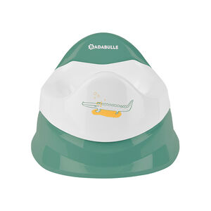 Pot d'apprentissage avec cuvette amovible - Crocodile vert 