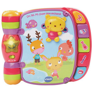 Livre parlant musical Do ré mi - Rose 