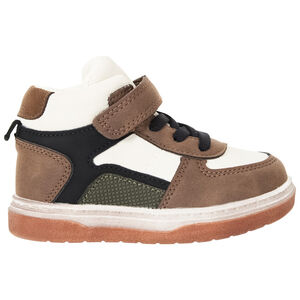 Baskets montantes à scratch et lacets pour bébé garçon 