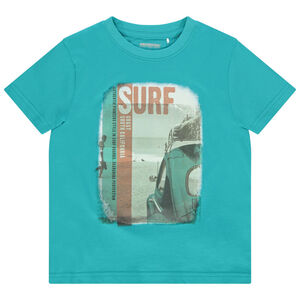 T-shirt manches courtes à print esprit surf 