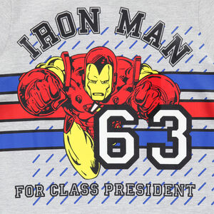 Junior - Pyjama en jersey court Marvel print Iron Man 