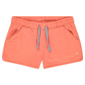 Short en jersey avec flamant rose printé 