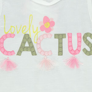 Ensemble avec débardeur en jersey et short imprimé cactus all-over 