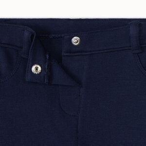 Jegging uni avec broderie fantaisie pour bébé fille 