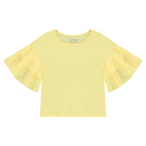 Junior - Tee-shirt en jersey à manches volantées 