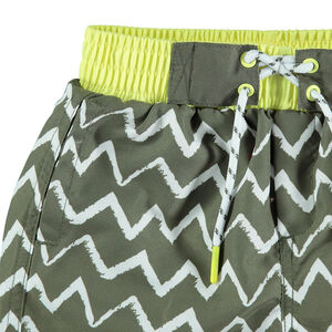 Short de bain avec motif graphique all-over 