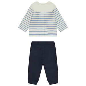 Ensemble long avec marinière pour bébé garçon 
