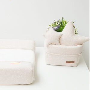 Panier de rangement Sparkle - Ivoire/doré Mêle  