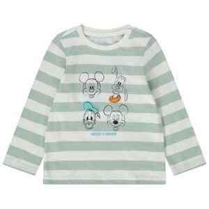 T-shirt manches longues rayé Mickey Disney pour bébé garçon 