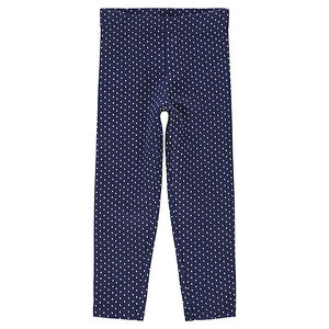 Legging en jersey à pois all-over 