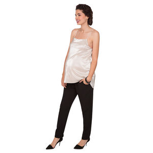 Pantalon de grossesse fluide uni 