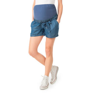 Short en Tencel avec bandeau haut 
