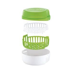 Stérilisateur micro-ondes - Vert/Blanc 