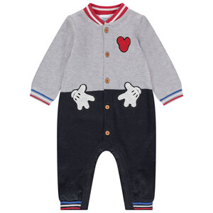 Combinaison longue effet 2 en 1 avec badges Mickey Disney en bouclette 