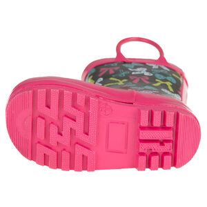 Bottes de pluie motifs petits noeuds multicolores du 20 au 23 