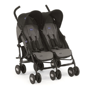 Poussette canne Echo Double - Coal 