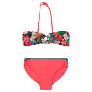 Junior - Maillot de bain 2 pièces avec imprimé tropical 