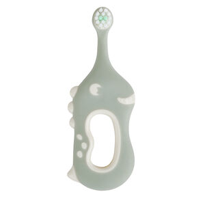 Brosse à dents ergonomique 6M+ Dinosaure vert 