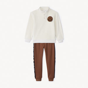 Ensemble jogging bi-matière SmileyWorld garçon 