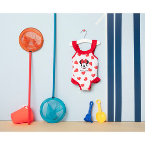 Maillot de bain 1 pièce avec coeurs et print Minnie Disney 
