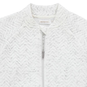 Junior - Gilet en molleton ottoman chiné 