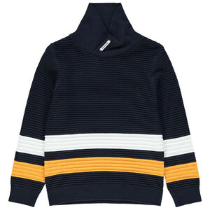 Pull en tricot ottoman avec col croisé 