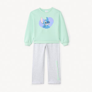 Ensemble jogging molleton Stitch Disney fille 
