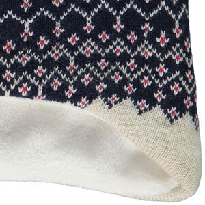 Bonnet en tricot jacquard bonhommes de neige pour bébé garçon 