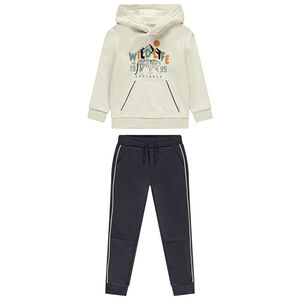 Ensemble jogging molleton motif Wild Life garçon 