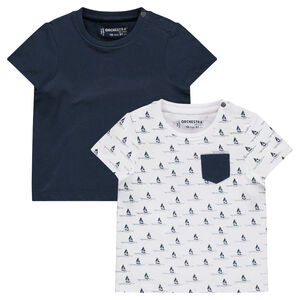Lot de 2 tee-shirts manches courtes assortis 